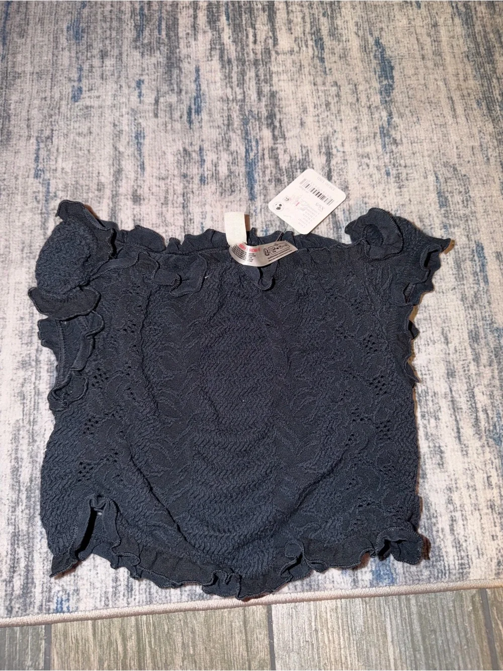 NWT Free People Intimately So Soft Frill Seamless Micro Crop